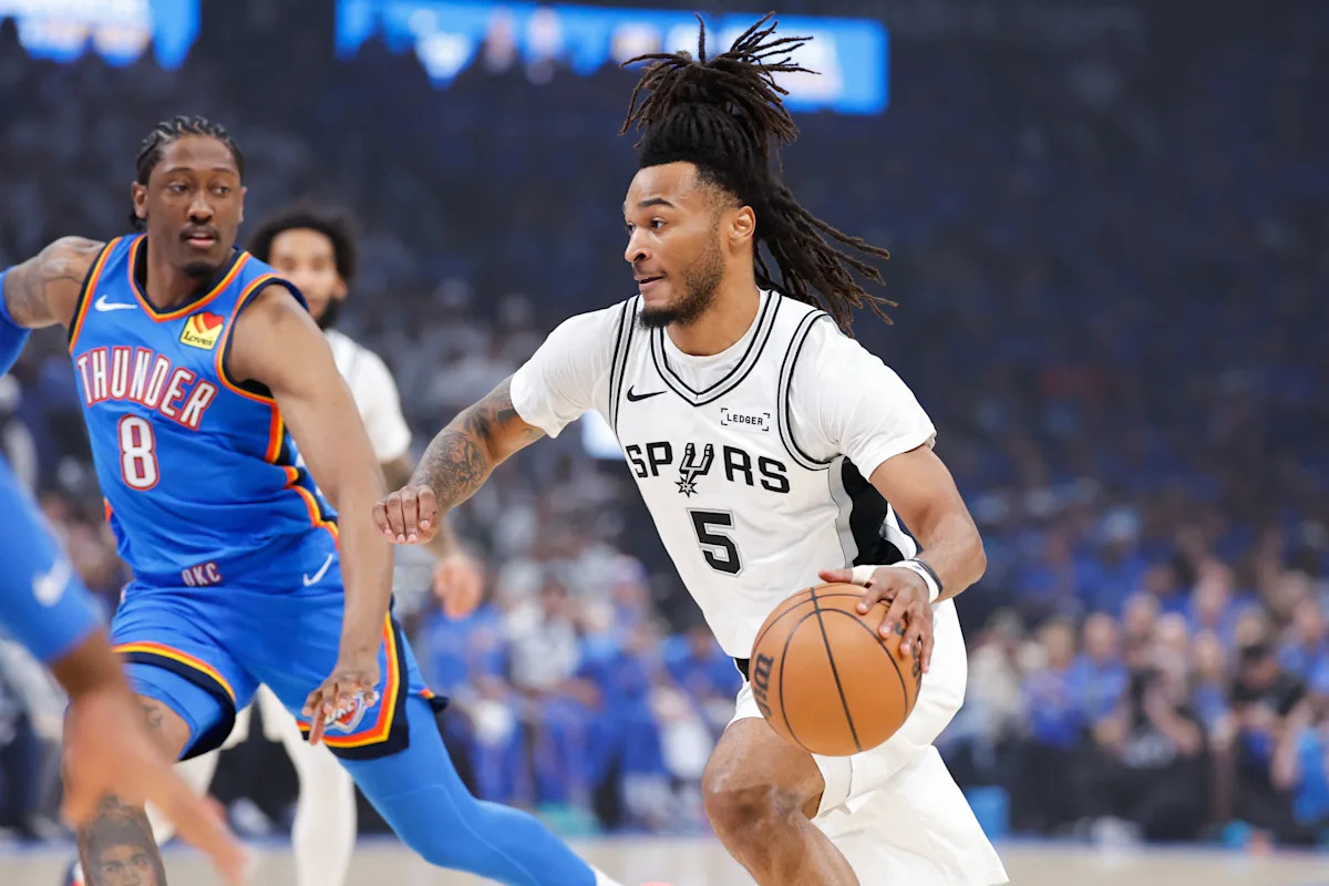 Stephon Castle throws down the dunk of the playoffs in Battle 2 of Spurs-Thunder reported globally