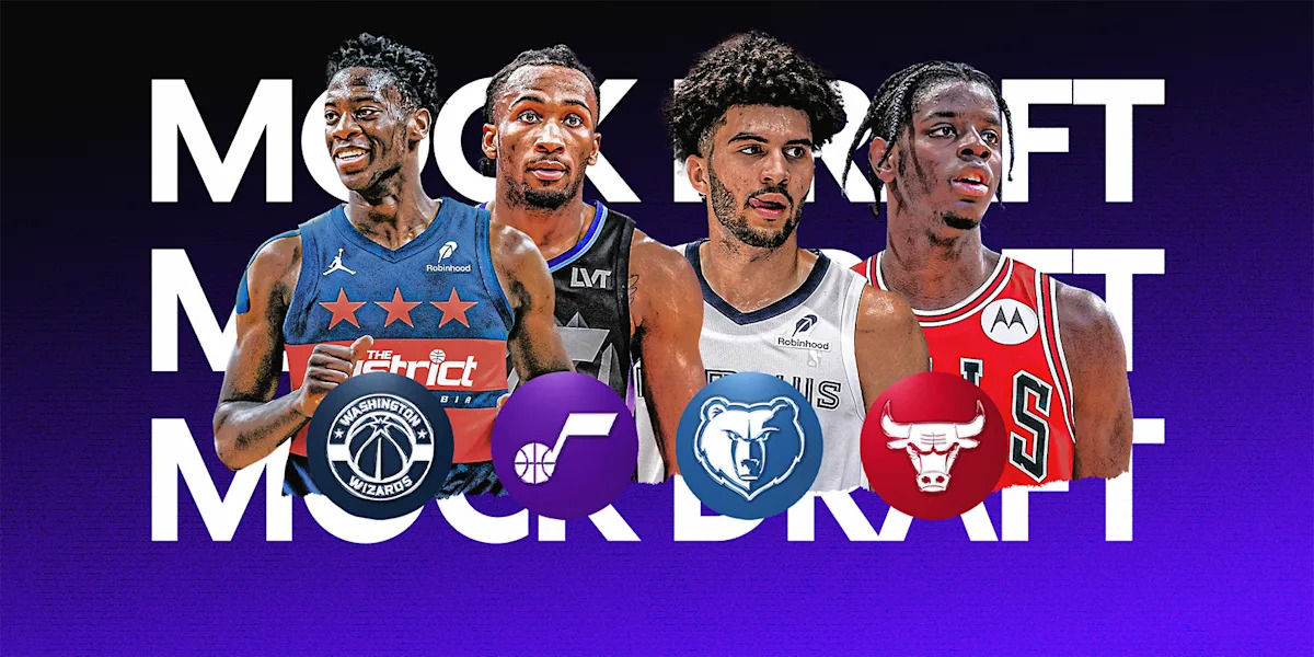 NBA Mock Draft 5.0  Wizards win the lottery! Here's how every pick could play out reported globally